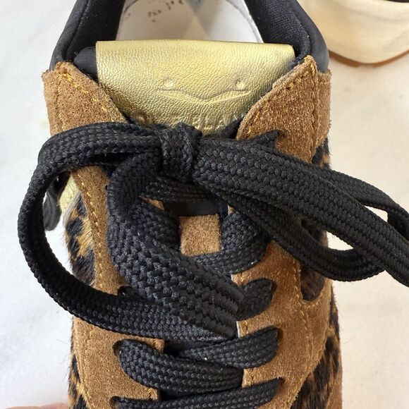 Voile Blanche Julia Flowee Sneaker Size US 6.5 EUR 37 Leopard Print Luxury - Picture 12 of 14